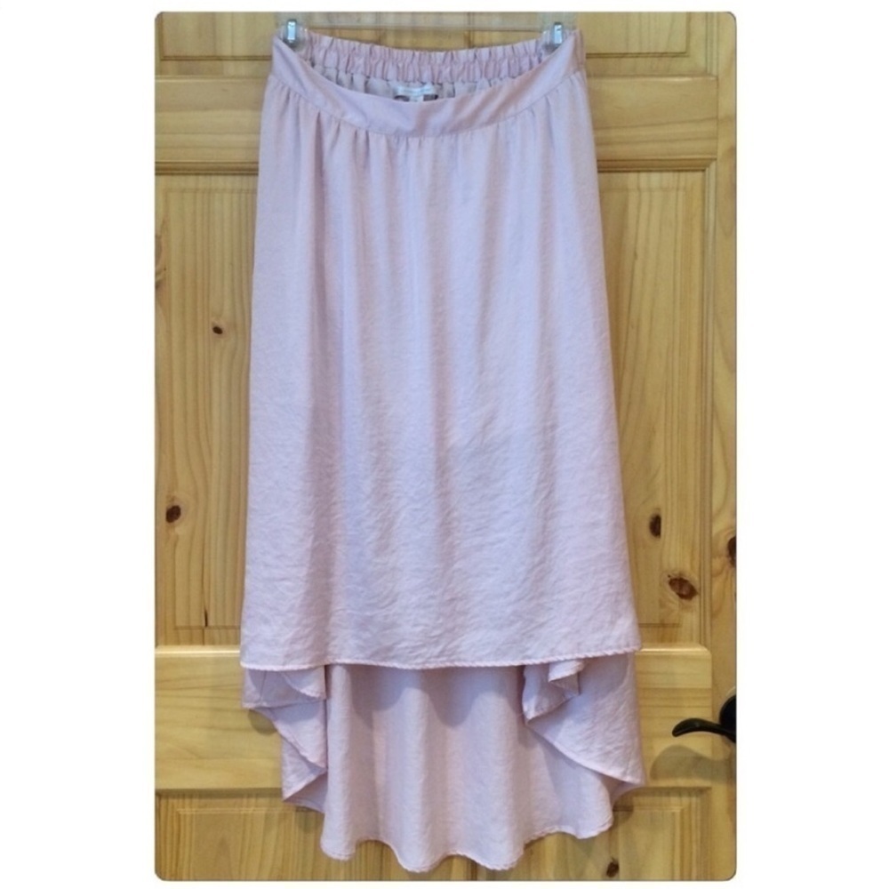 LC Lauren Conrad lined high low maxi skirt size XL - Picture 2 of 7